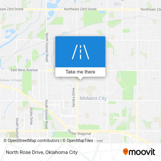 Mapa de North Rose Drive