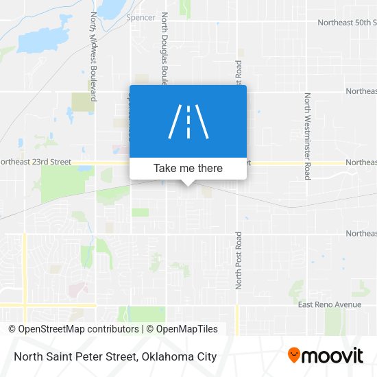 Mapa de North Saint Peter Street