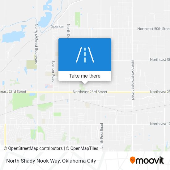 Mapa de North Shady Nook Way