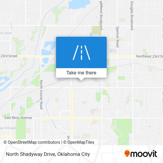 North Shadyway Drive map
