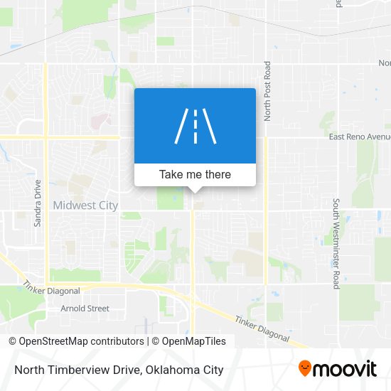 Mapa de North Timberview Drive
