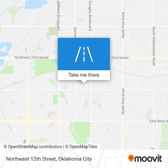 Mapa de Northeast 12th Street