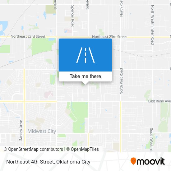 Mapa de Northeast 4th Street