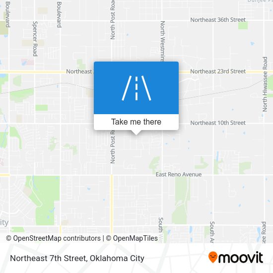 Northeast 7th Street map