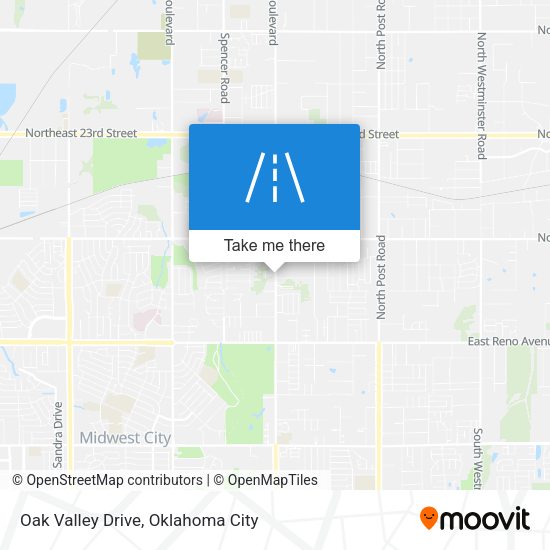 Oak Valley Drive map
