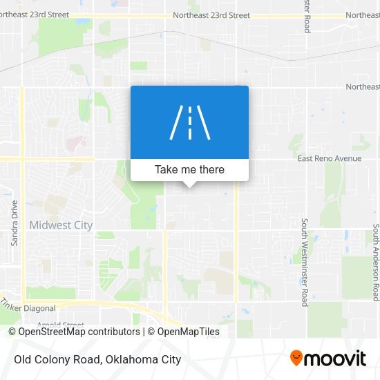 Old Colony Road map