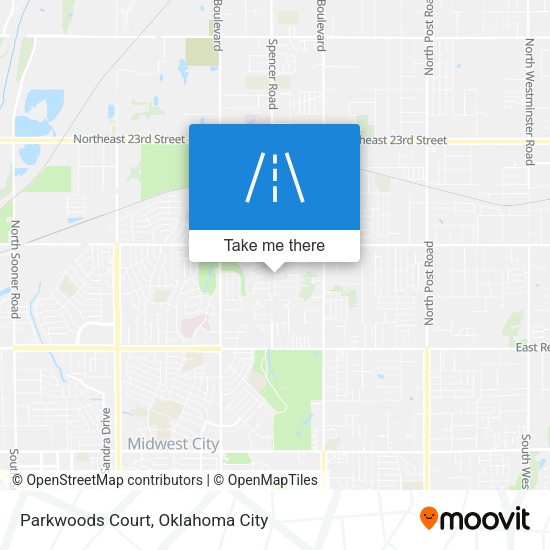Parkwoods Court map