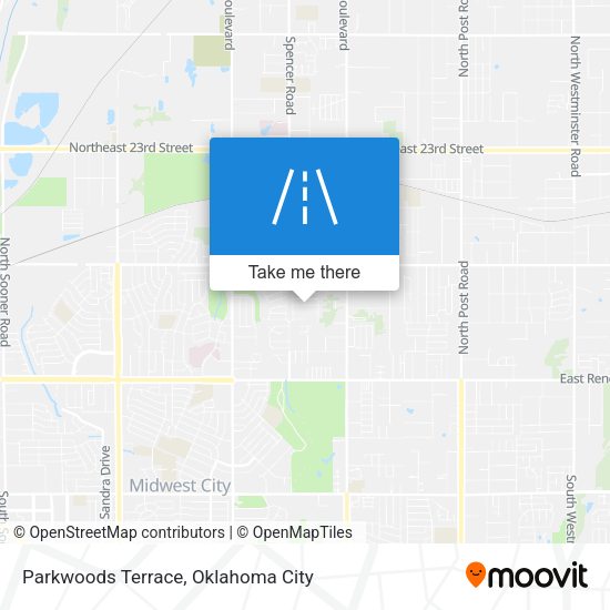 Parkwoods Terrace map
