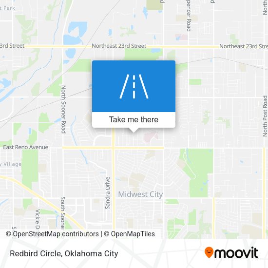 Redbird Circle map