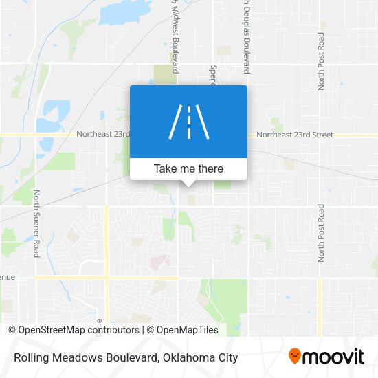 Rolling Meadows Boulevard map