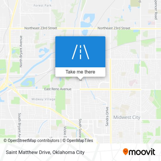 Saint Matthew Drive map