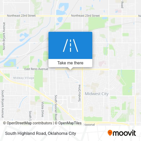 Mapa de South Highland Road