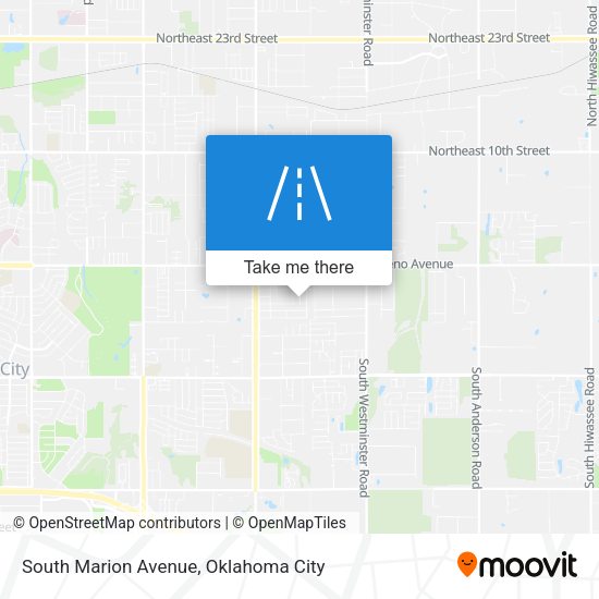 South Marion Avenue map