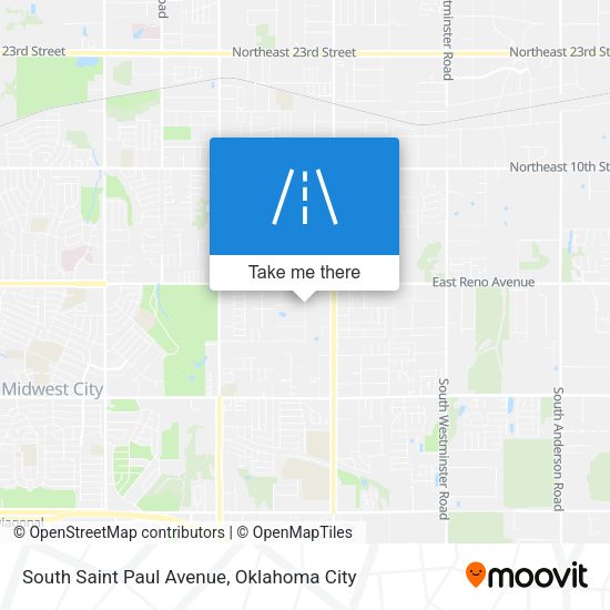 South Saint Paul Avenue map