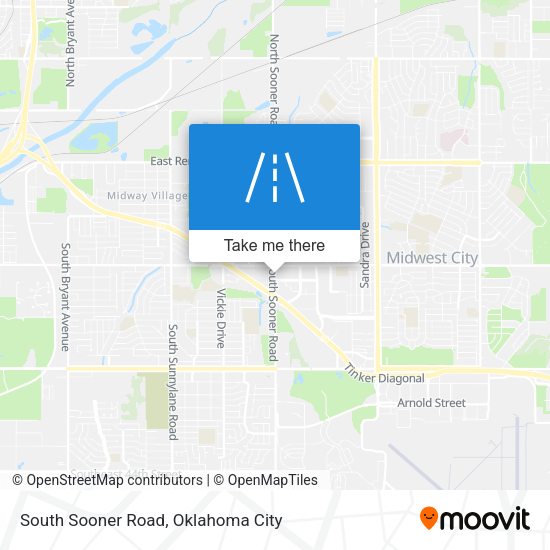 South Sooner Road map