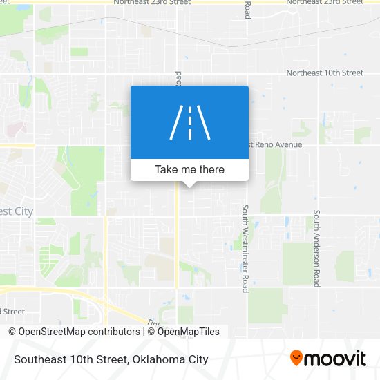 Mapa de Southeast 10th Street