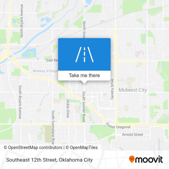 Mapa de Southeast 12th Street