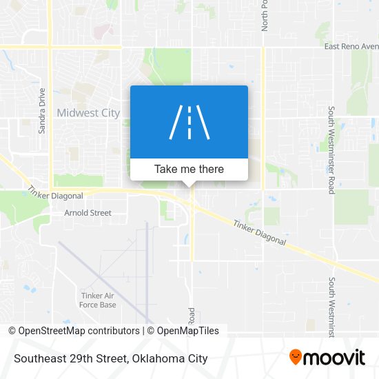 Southeast 29th Street map