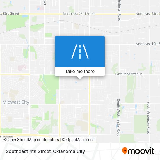 Southeast 4th Street map