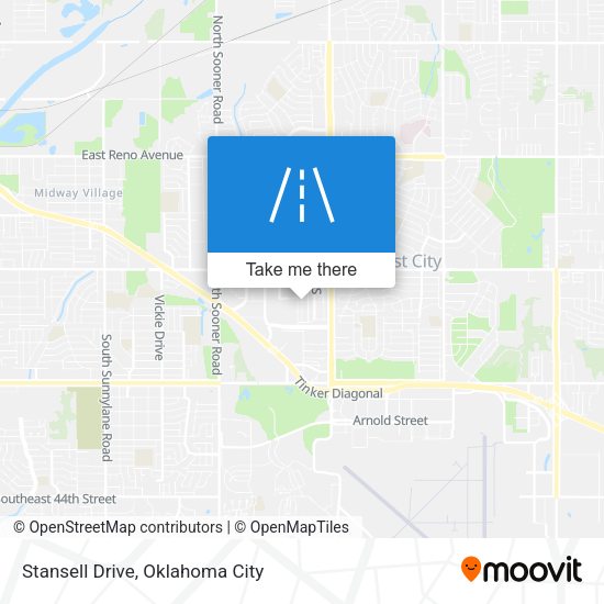 Stansell Drive map