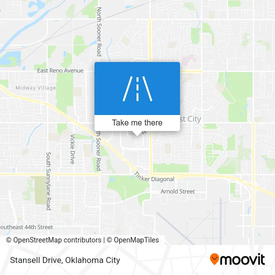 Stansell Drive map