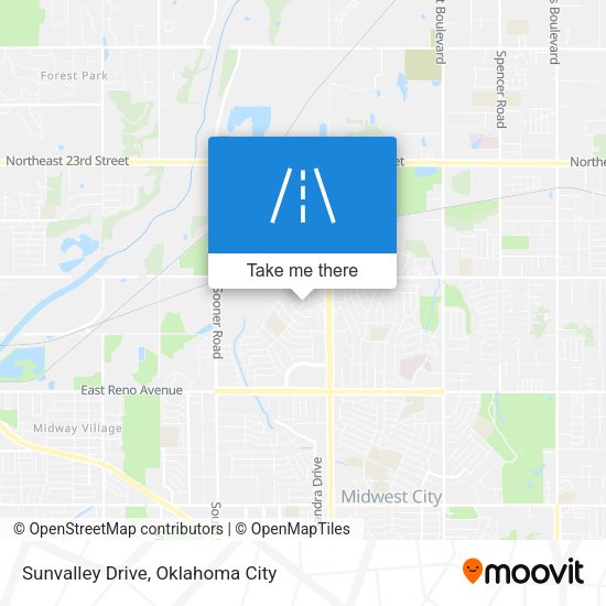Mapa de Sunvalley Drive