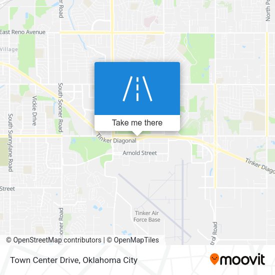 Town Center Drive map