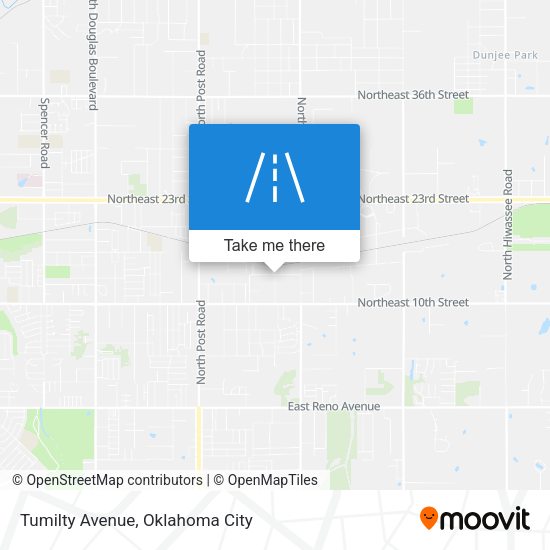Tumilty Avenue map