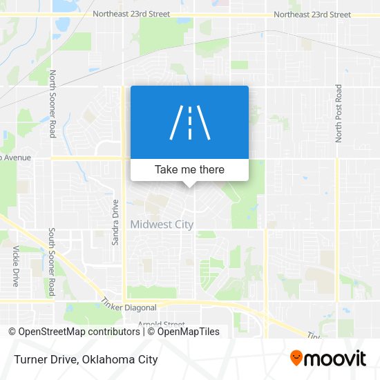 Turner Drive map