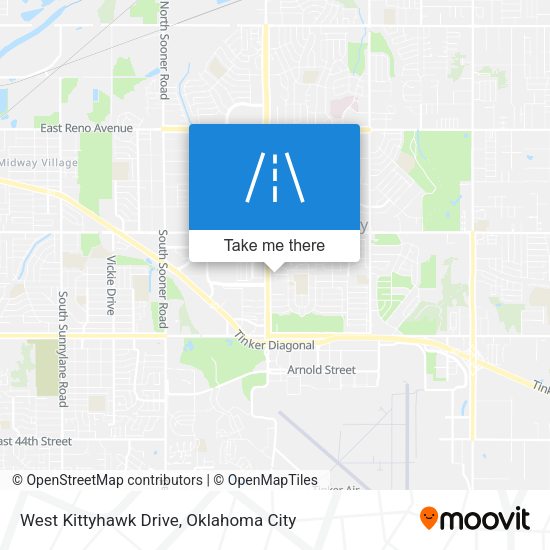 Mapa de West Kittyhawk Drive
