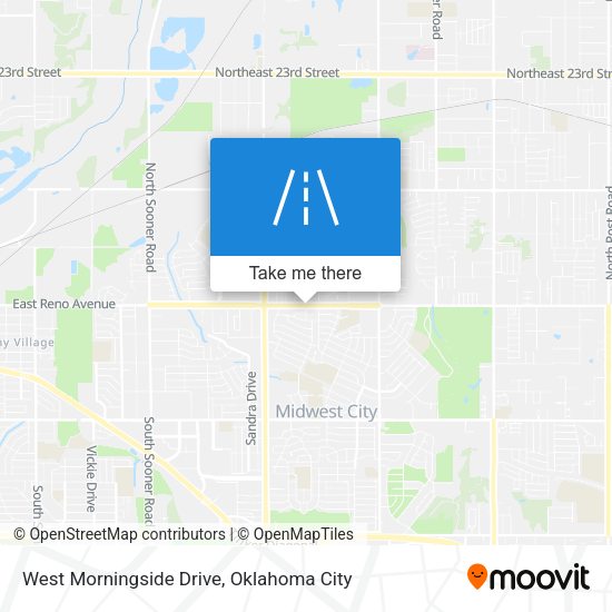 West Morningside Drive map