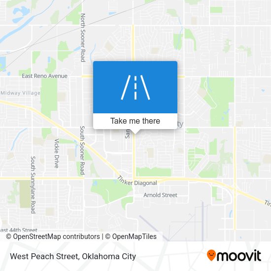 Mapa de West Peach Street