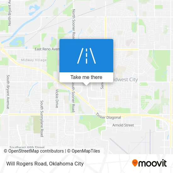Will Rogers Road map