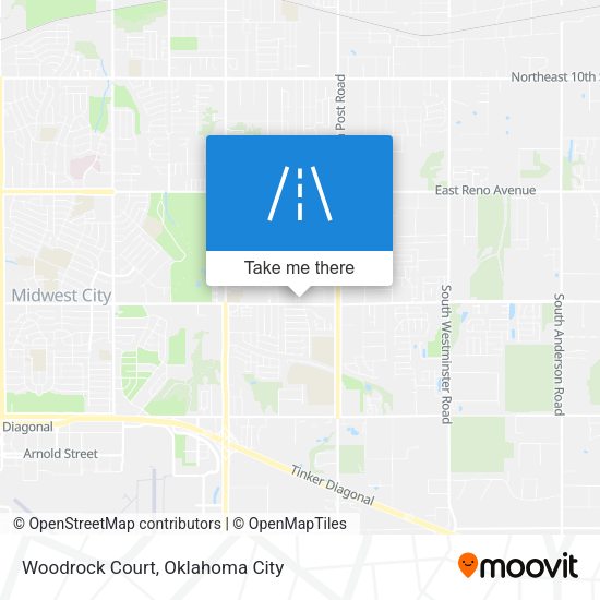 Woodrock Court map