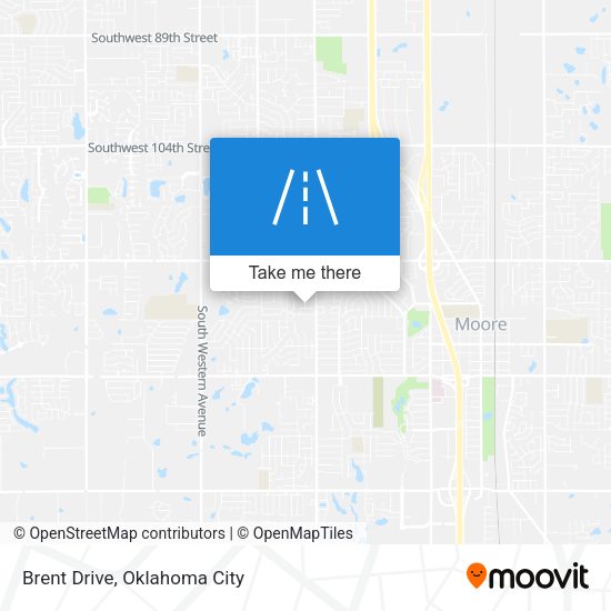Mapa de Brent Drive