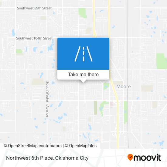 Mapa de Northwest 6th Place