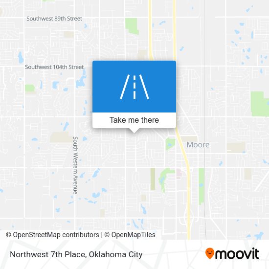 Mapa de Northwest 7th Place