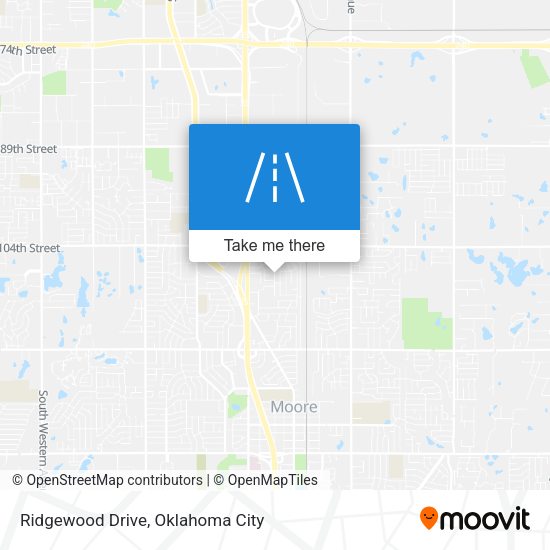 Ridgewood Drive map