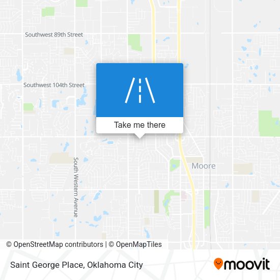 Saint George Place map