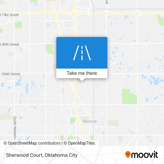 Sherwood Court map