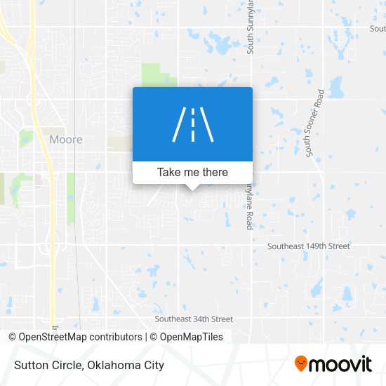 Sutton Circle map