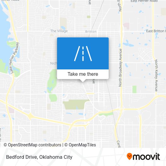 Bedford Drive map