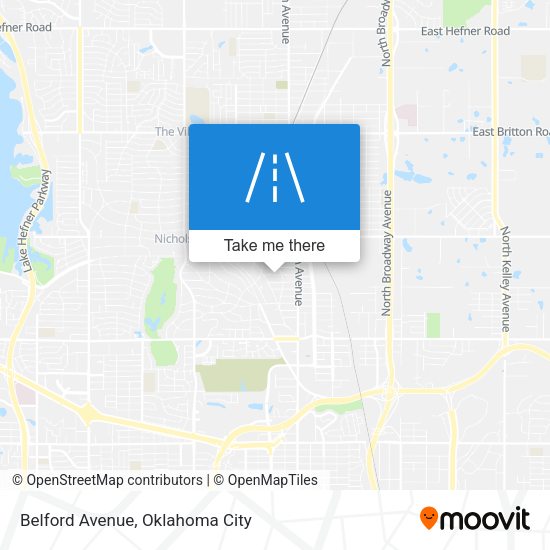 Belford Avenue map