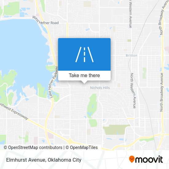 Elmhurst Avenue map