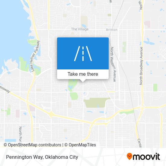 Mapa de Pennington Way