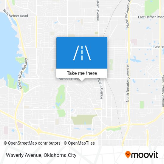 Waverly Avenue map