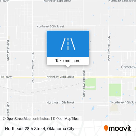 Mapa de Northeast 28th Street