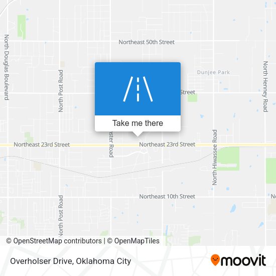 Mapa de Overholser Drive