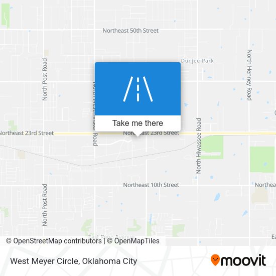 Mapa de West Meyer Circle