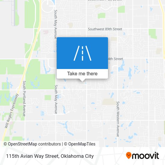 Mapa de 115th Avian Way Street